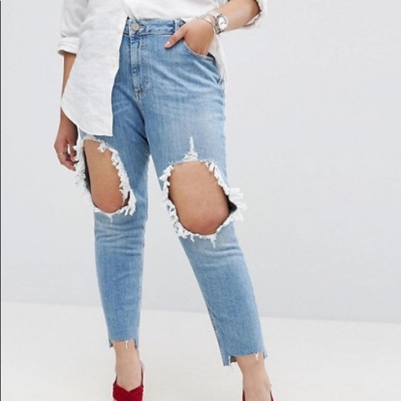 ASOS Curve Denim - ASOS Curve Boyfriend fit Jeans